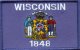 Wisconsin flag patch