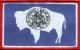 Wyoming flag patch