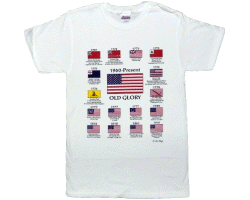 U.S. Flag History Tee Shirt
