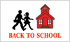 Back To School Kids flag