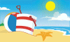 Beach flag