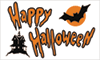 Happy Halloween flag