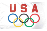 Olympic USA 3x5' Flag
