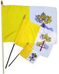 Papal stick flags