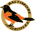 Orioles Round Cutout pin