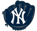 New York Yankees Glove pin