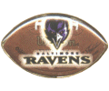 Ravens WC Football Pin
