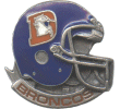 Broncos Helmet pin