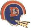 Broncos Helmet pin