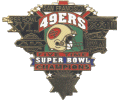 49ers 5-Time Champ Helmet Pin