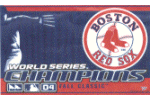 [2004 World Series Champions Red Sox Flag]