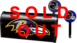 [Baltimore Ravens Mailbox Cover and Flag]