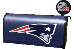 [New England Patriots Mailbox Cover]