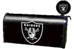 [Oakland Raiders Mailbox Cover]