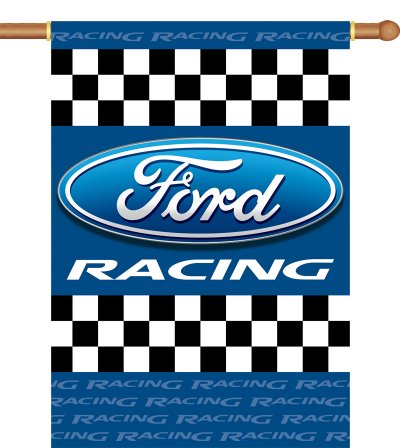 Auto Racing Flags  Banners on Ford Racing Banner Flag