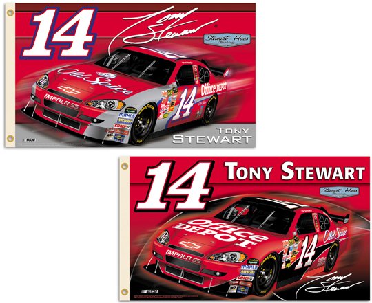 Tony Stewart 14 Logo. Tony Stewart $32 3x5#39; Flag
