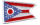 Ohio flag patch