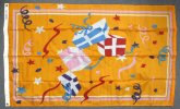 3x5' nylon Party Presents Flag 