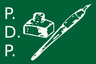 [Jammu and Kashmir Peoples Democratic Party Flag]
