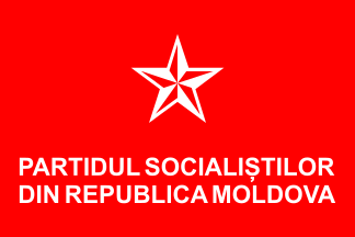 [flag of Partidul Socialiştilor din Republica Moldova]