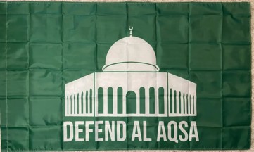 [Defend Al Aqsa flag]