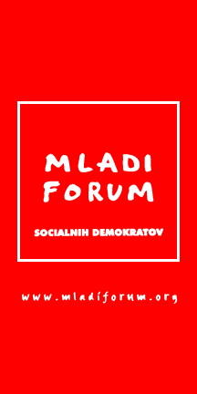 [Vertical flag of Young Forum]