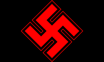 [Goyim Defense League flag]