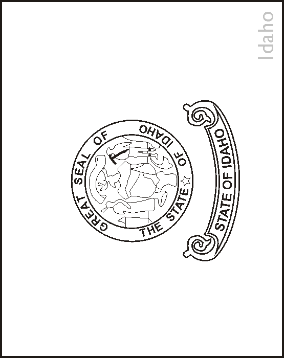 idaho coloring pages - photo #17