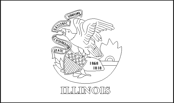illinois state symbols coloring pages - photo #20