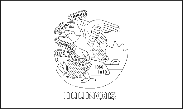 illionois flag coloring pages - photo #3