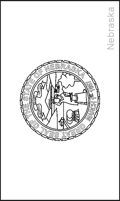 nebraska coloring pages - photo #17