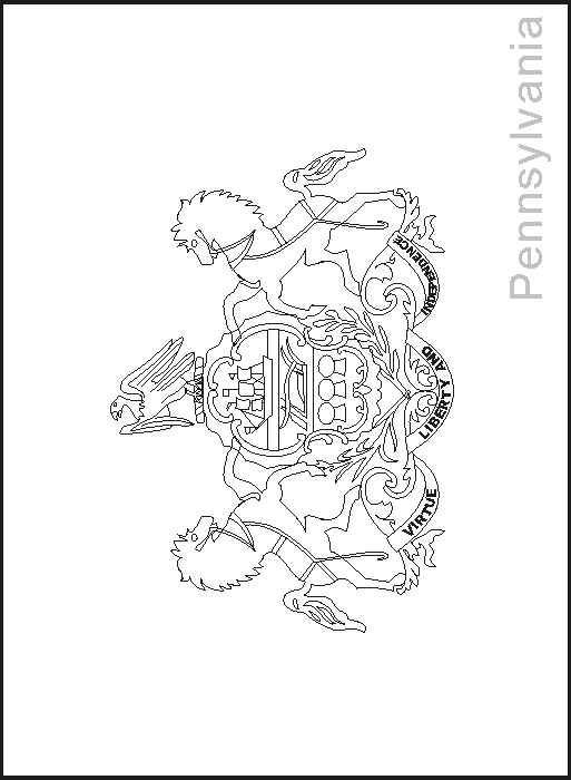 pennsylvania state flower coloring pages - photo #16