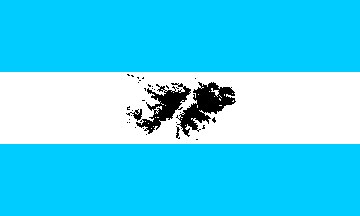 [Argentine War Veterans flag]