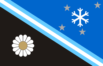 [Rio Turbio municipal flag]