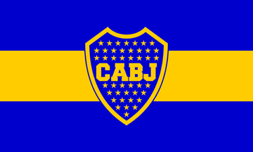[Club Atlético Boca Juniors flag with big emblem]