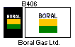 [Boral Gas Ltd. houseflag and funnel]