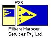 [Pilbara Harbour Services Pty. Ltd. houseflag and funnel]