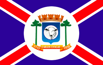 [Flag of Carlos Chagas, Minas Gerais