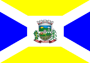 [Flag of 
Calmon, SC (Brazil)]