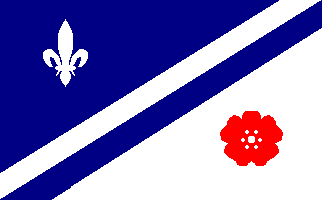 Flag of the Franco-Albertiens (Canada)