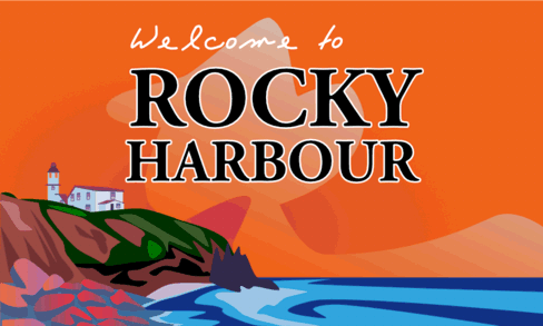 [Rocky Harbour homecoming flag 2012]