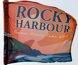 [Rocky Harbour homecoming flag 2012]