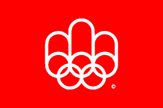 [Canadian Olympic flag]