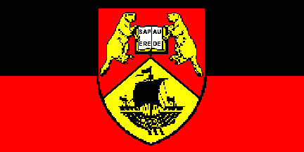 [University of New Brunswick table flag]