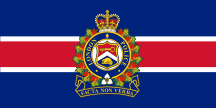 [flag of London Police, Ontario]