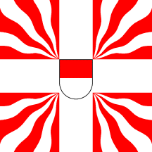 [Modern war flag of canton Solothurn (decorative only)]