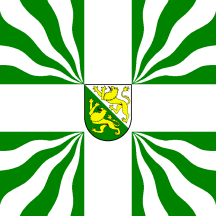 [Modern war flag of canton Thurgau (decorative only)]