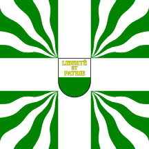 [Modern war flag of canton Vaud (decorative only)]
