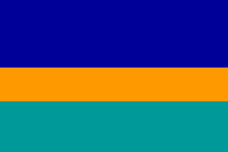 [Fictional proposed Aysén regional flag]