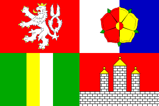 [South Bohemian region flag]